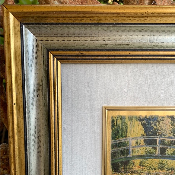 Claude Monet Bridge Painting Framed Print - Picture 4 of 11